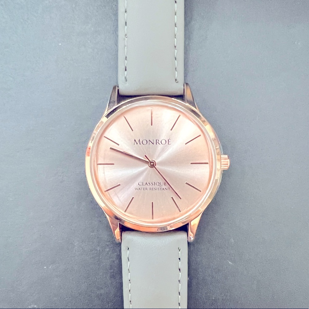 Monroe Women’s rose gold watch